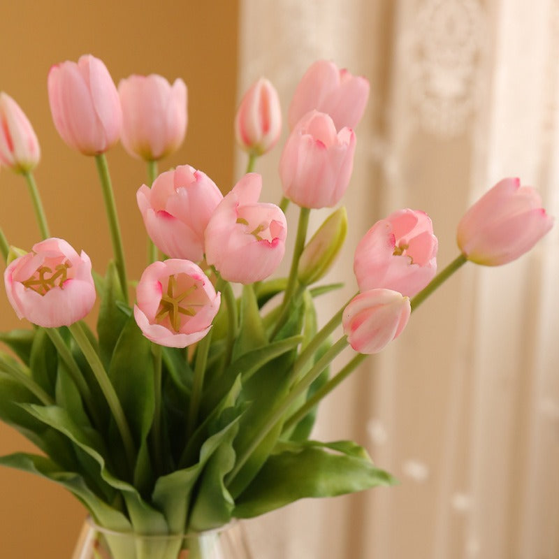 Ramo de Tulipanes Artificiales de Látex Real Touch