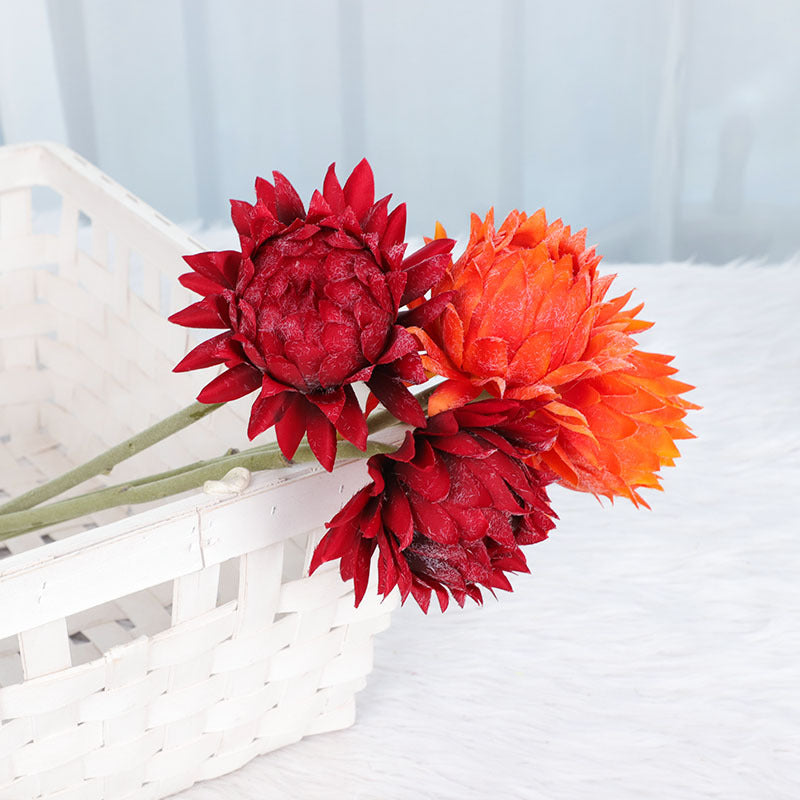 Tallos artificiales de 24" x 5" 24 piezas para bodas y eventos - Deep marrón