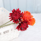 Tallos artificiales de 24" x 5" 24 piezas para bodas y eventos - Deep marrón