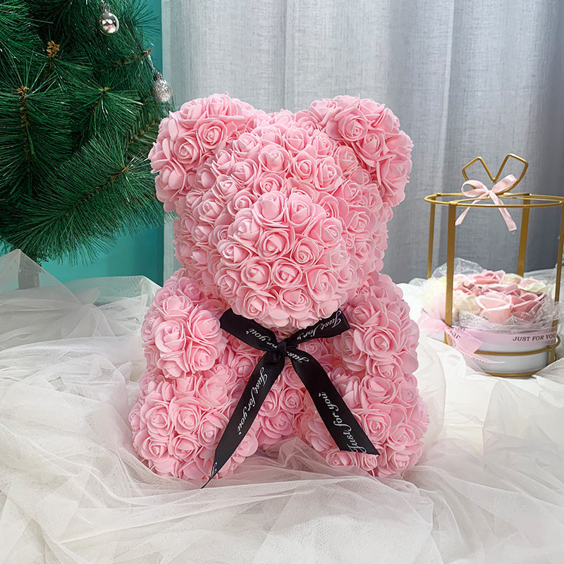 Rosas artificiales para decoración de interiores - Negro 25cm/9.8"