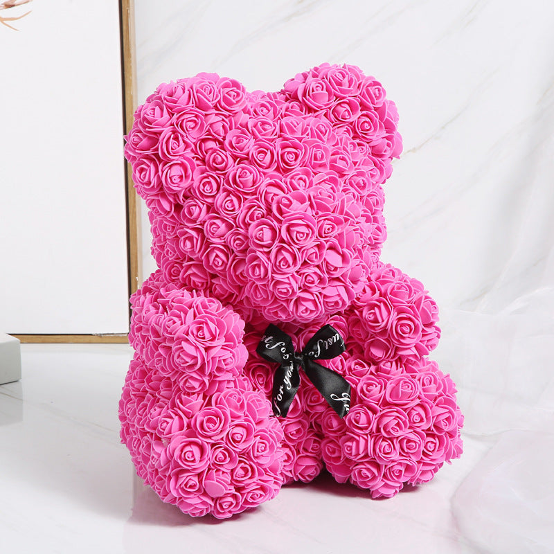 Rosas artificiales para decoración de interiores - Rosa 40cm/15.7"