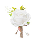 Rosas artificiales para jardín, balcón y terraza