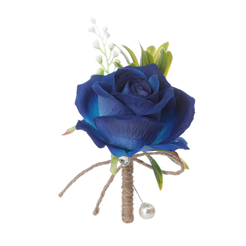Rosas artificiales para jardín, balcón y terraza - Blanco