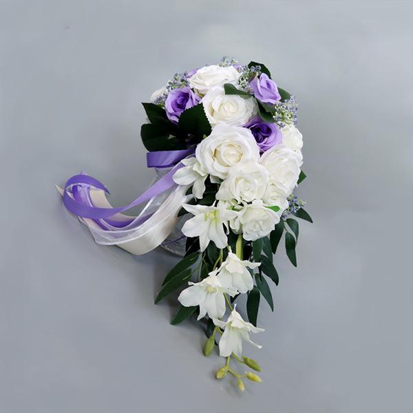 Rosas artificiales de 9" para bodas y eventos
