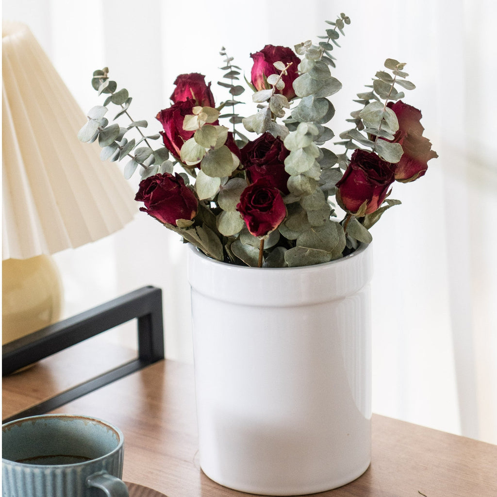 Rosas artificiales de 12" para decoración de interiores
