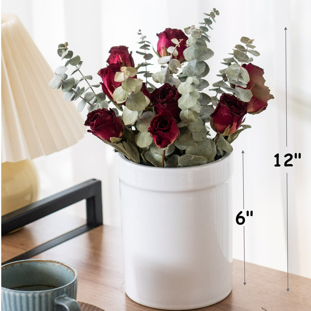 Rosas artificiales de 12" para decoración de interiores