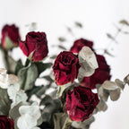 Rosas artificiales de 12" para decoración de interiores