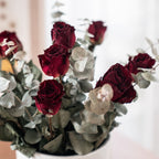 Rosas artificiales de 12" para decoración de interiores