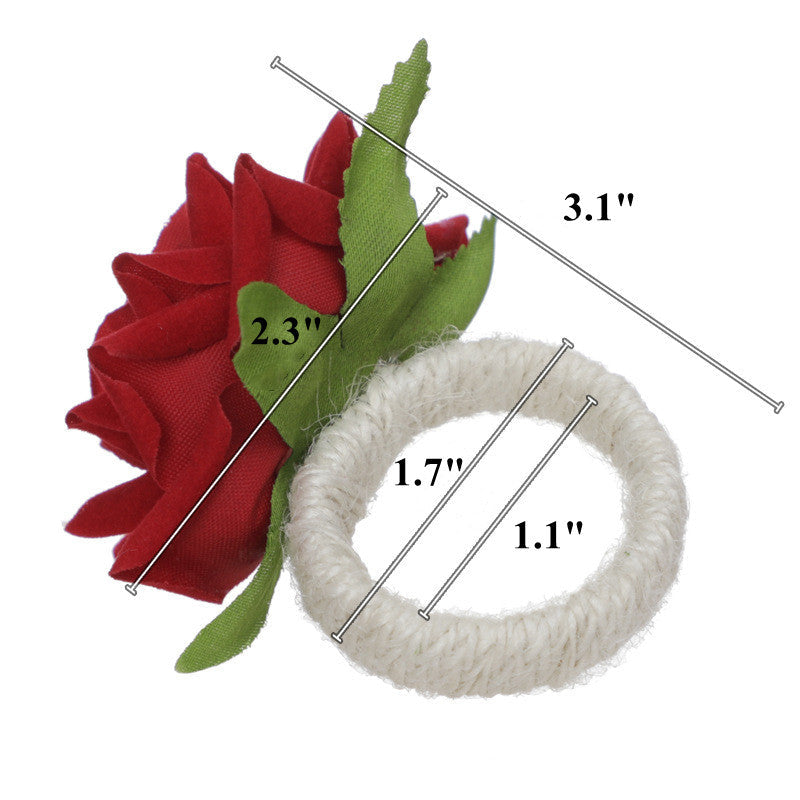 Rosas artificiales para bodas y eventos - Blanco