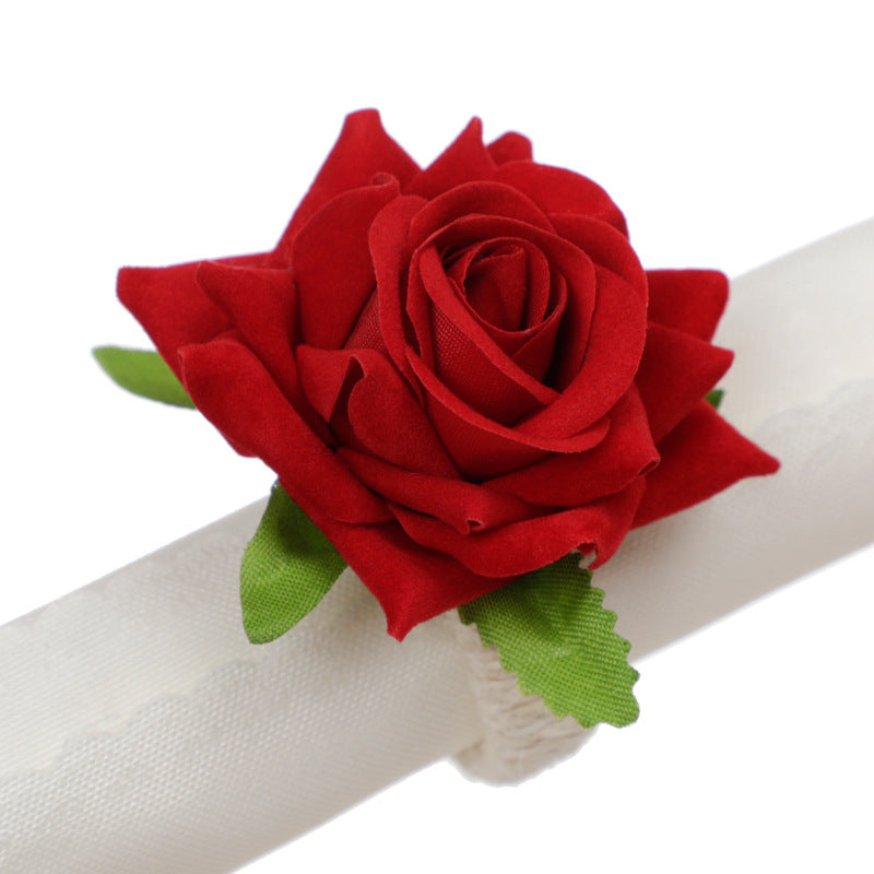 Rosas artificiales para bodas y eventos - Azul