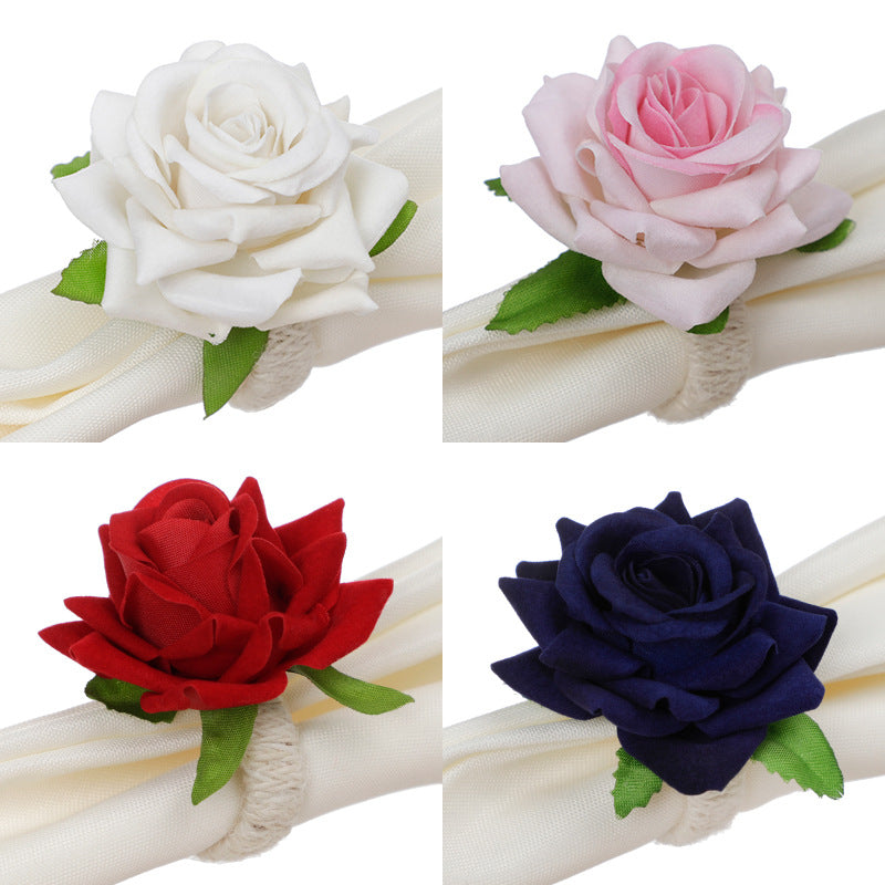 Rosas artificiales para bodas y eventos - Rojo