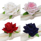 Rosas artificiales para bodas y eventos - Rojo