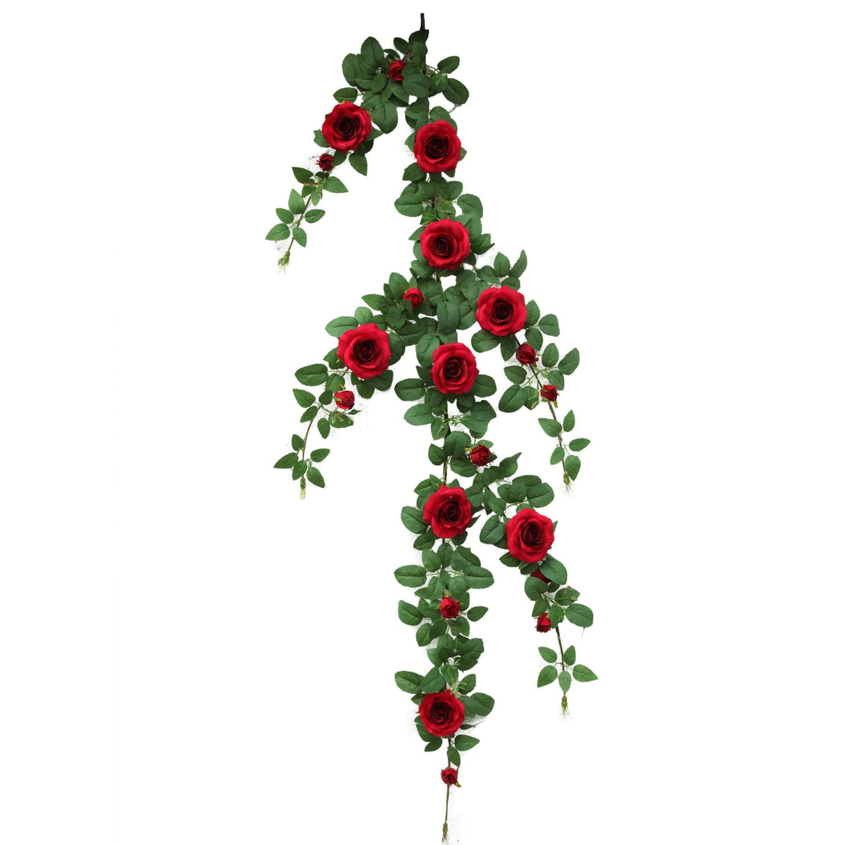 Rosas artificiales de 50" para jardín, balcón y terraza