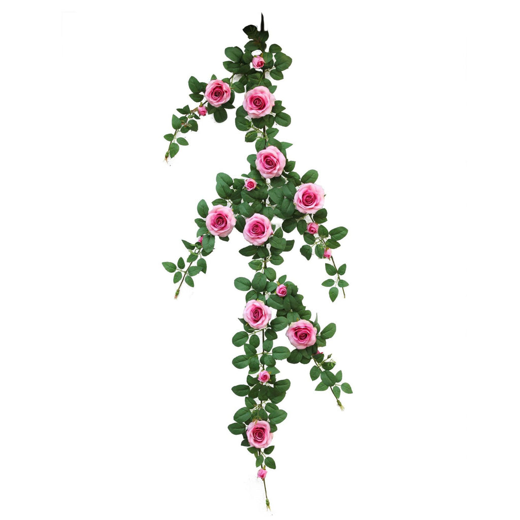 Rosas artificiales de 50" para jardín, balcón y terraza