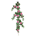Rosas artificiales de 50" para jardín, balcón y terraza