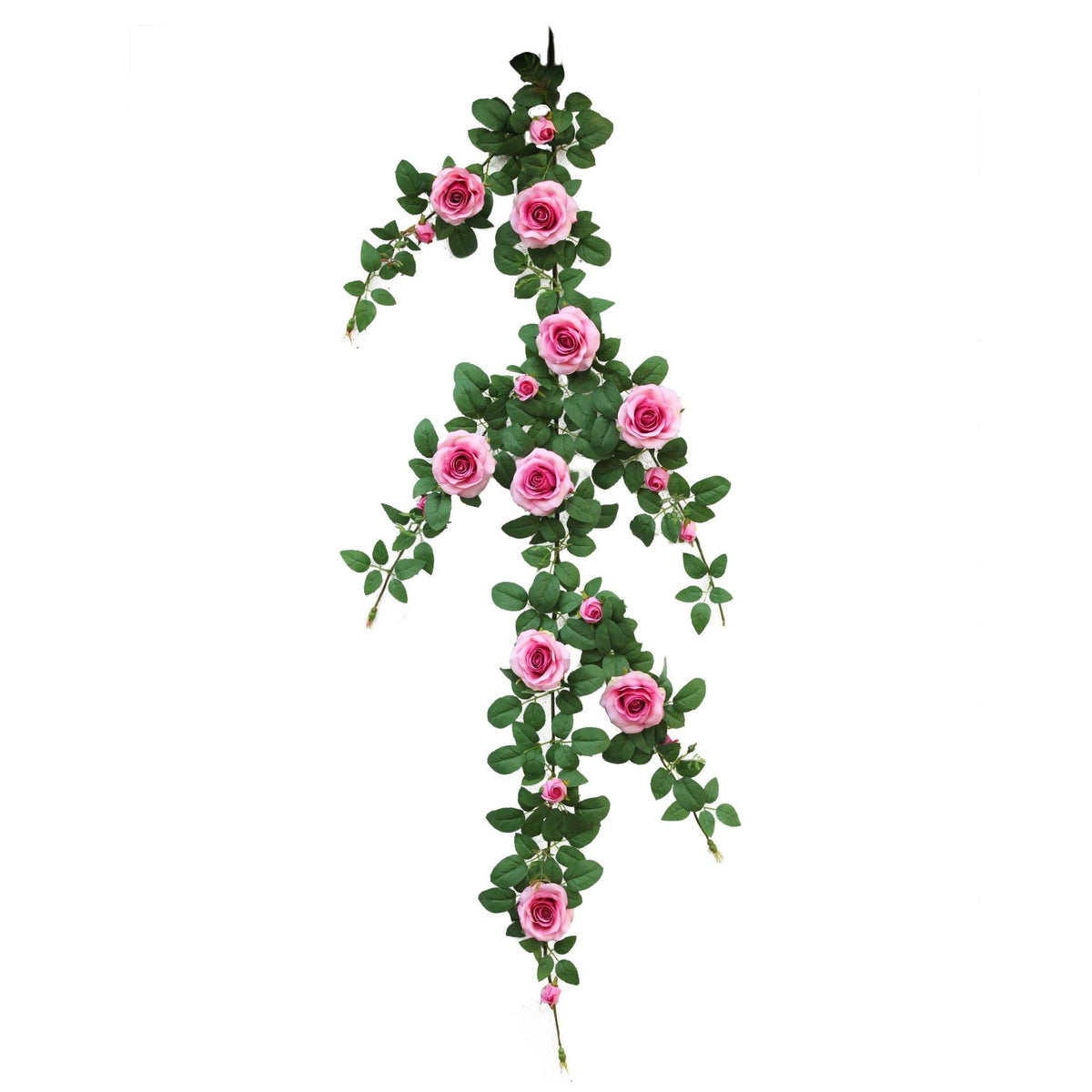 Rosas artificiales de 50" para jardín, balcón y terraza
