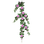Rosas artificiales de 50" para jardín, balcón y terraza