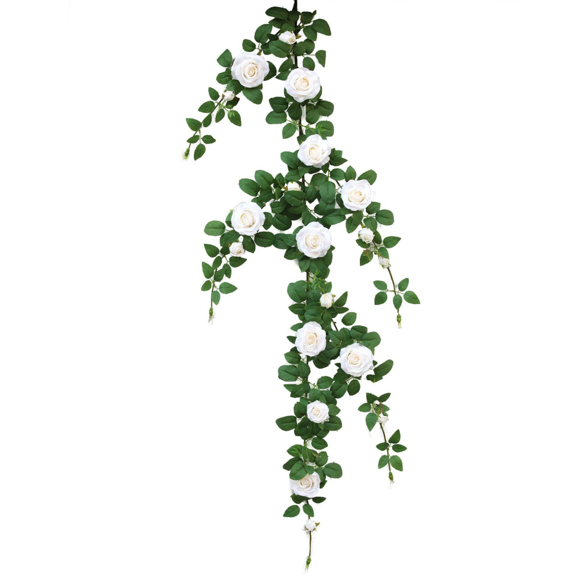 Rosas artificiales de 50" para jardín, balcón y terraza