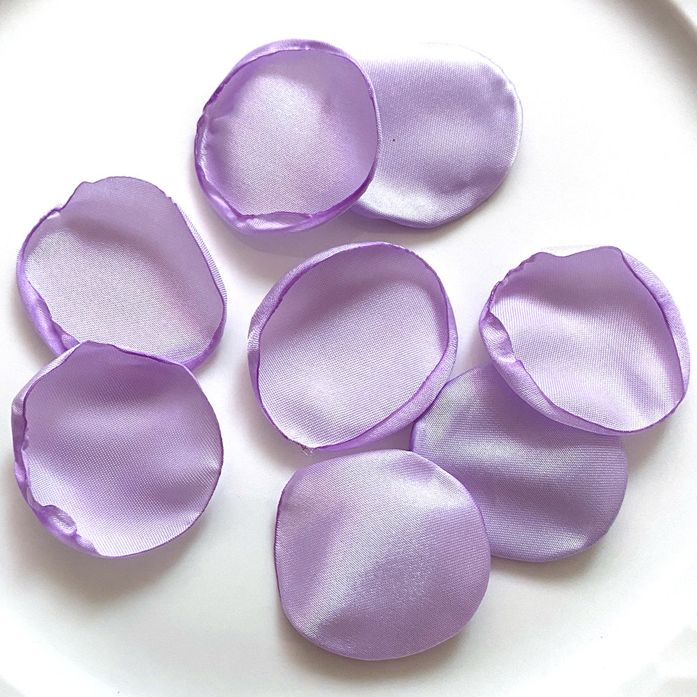 Rosas artificiales de 2" x 2" 200 piezas para bodas y eventos - Caramel