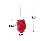 Campanillas artificiales para bodas y eventos - 40" butterfly orchid 8 heads