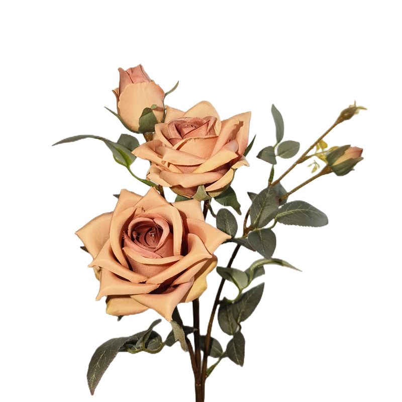 Rosas artificiales de 25" para bodas y eventos - Rosa