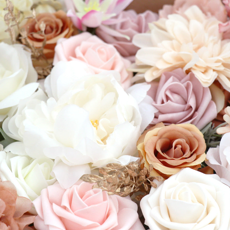 Rosas artificiales para bodas y eventos