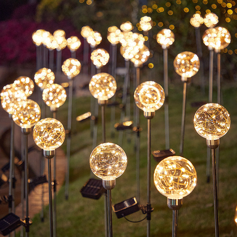 Decoración artificial con resistencia a los rayos UV para jardín, balcón y terraza - Blanco cálido light