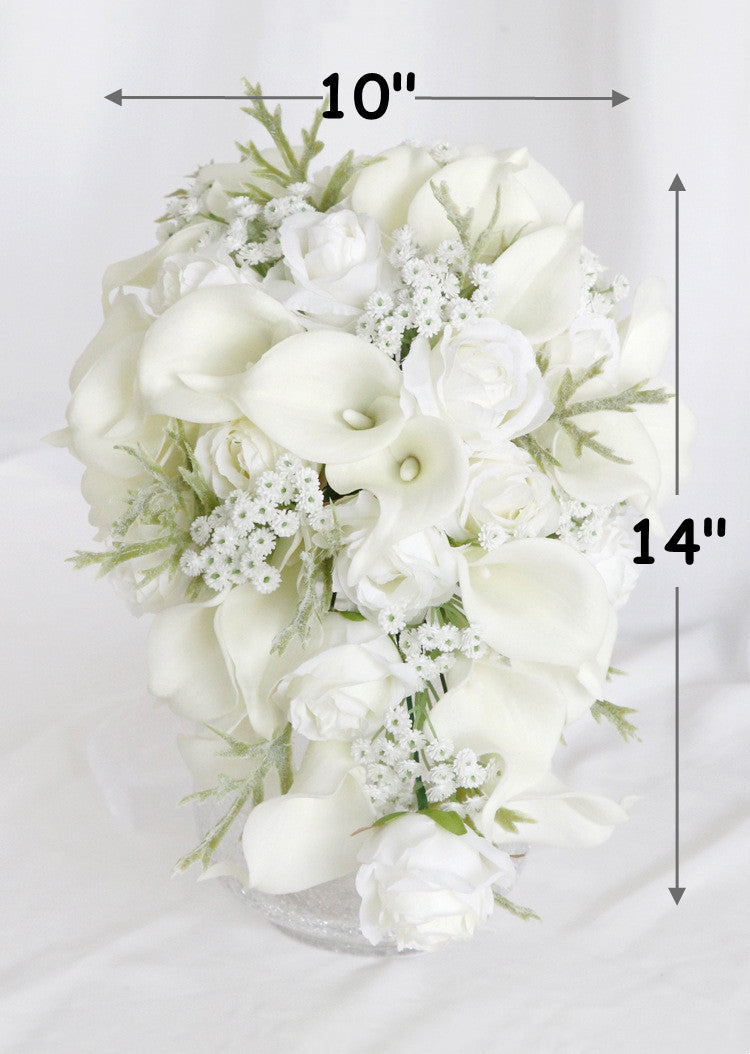 Calas artificiales de 10" para bodas y eventos