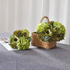 Hortensias artificiales de 11" para bodas y eventos - Navy azul ombre