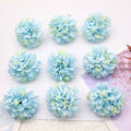 Hortensias artificiales de 1.7" 10 piezas para bodas y eventos - Marfil