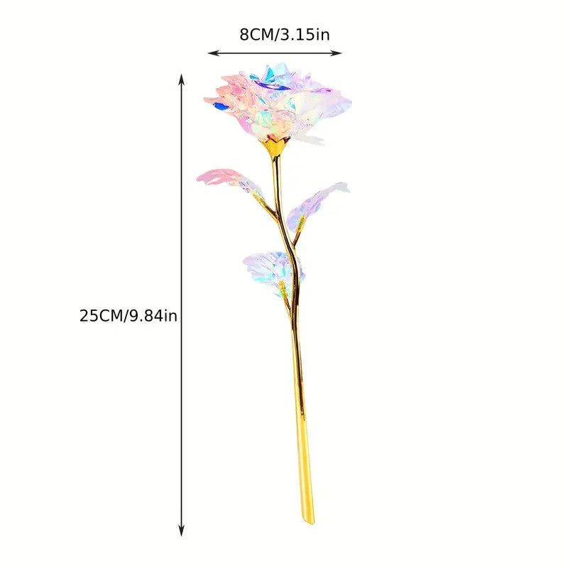 Rosas artificiales de 10" x 3" 5 piezas para decoración de interiores