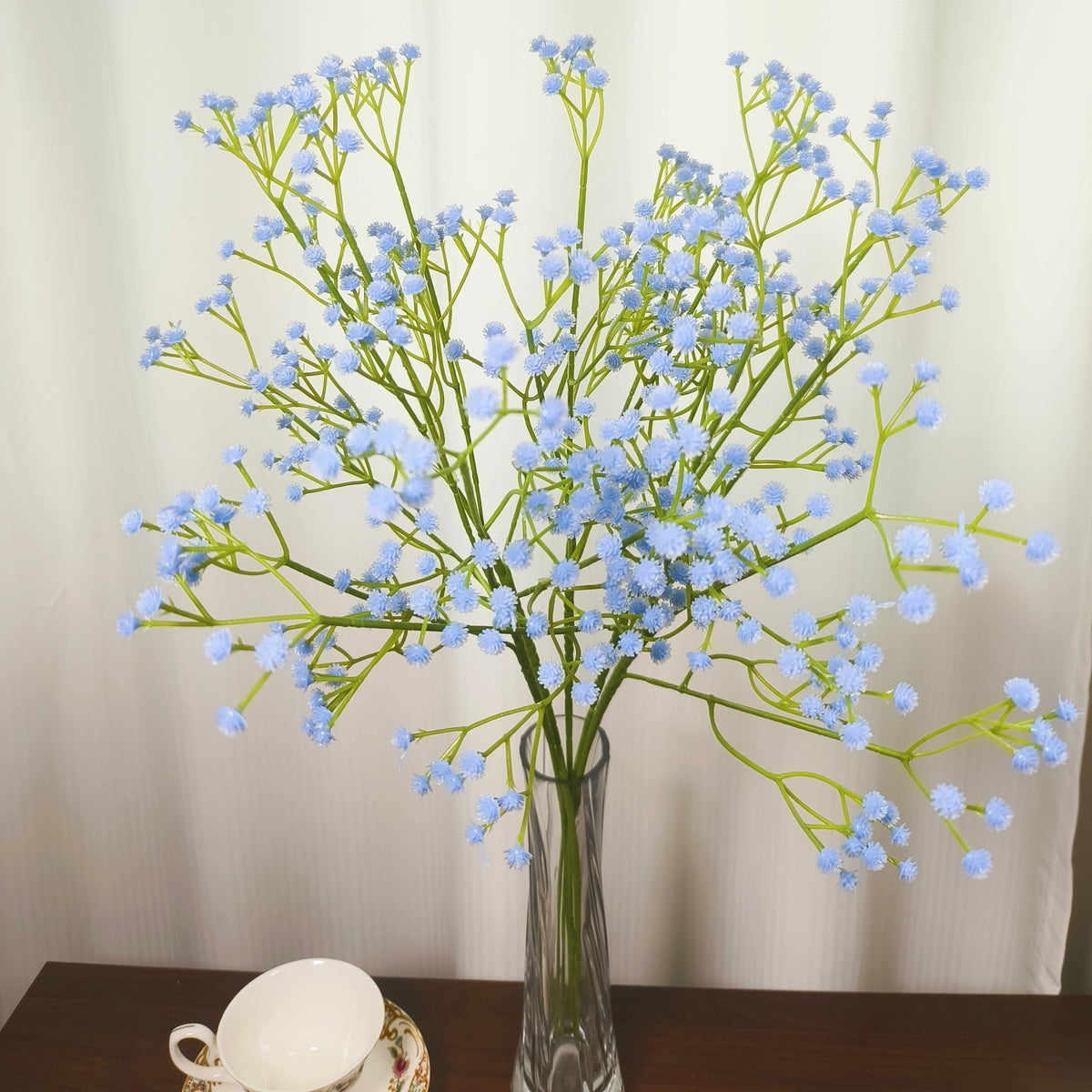 Paniculata artificial con tacto real de 23.6" para jardín, balcón y terraza