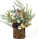 Ramas de pino artificiales de 11" x 4" para decoración del hogar