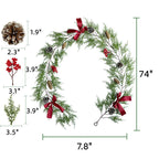 Corona o guirnalda artificial para decoración navideña - Wreath