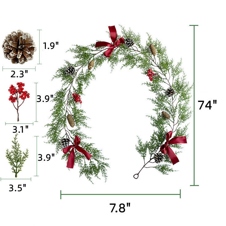 Corona o guirnalda artificial para decoración navideña - Wreath
