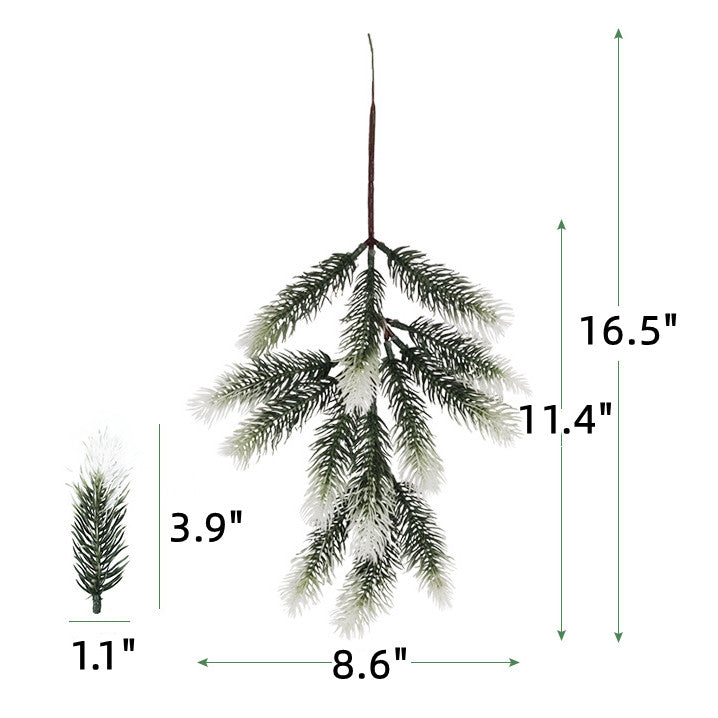 Ramas de pino artificiales para decoración navideña - 2