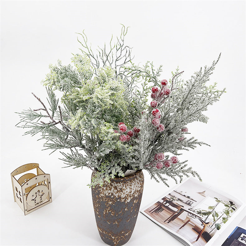 Flores de Pascua artificiales de 21" para bodas y eventos - Snowy