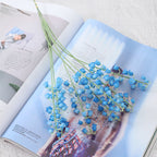 Lirios artificiales con tacto real de 12" x 5" 7 piezas para bodas y eventos