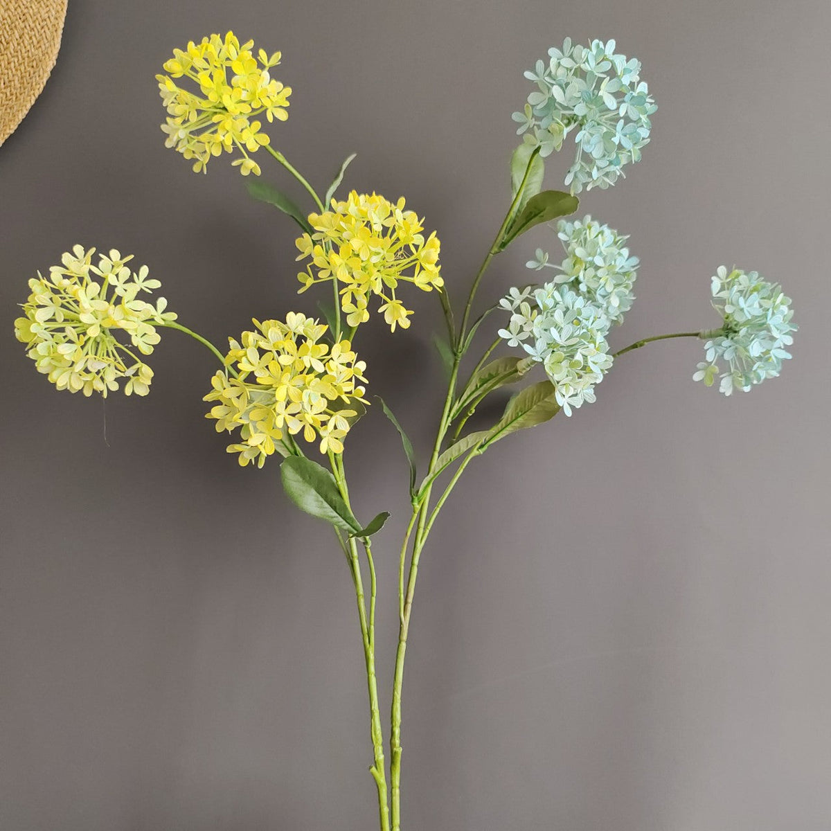 Tallos artificiales con tacto real de 29" para bodas y eventos - Amarillo