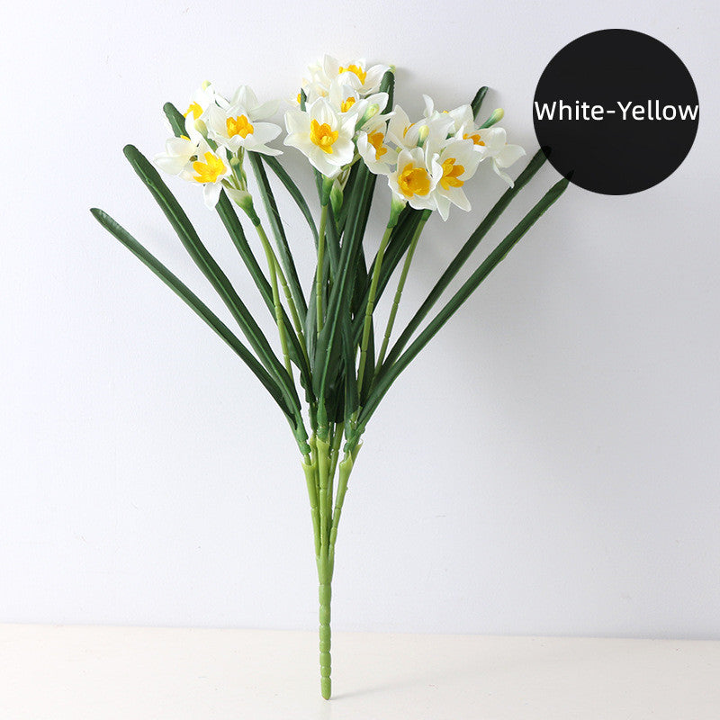 Narcisos artificiales de 23" para decoración del hogar, eventos y escaparates