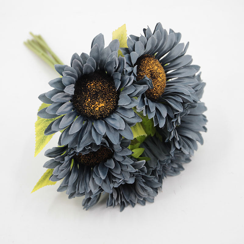 Girasoles artificiales de 12" para bodas y eventos - Rosa