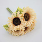 Girasoles artificiales de 12" para bodas y eventos - Sunset