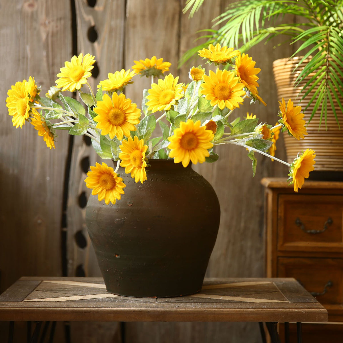 Girasoles artificiales de 25" para bodas y eventos