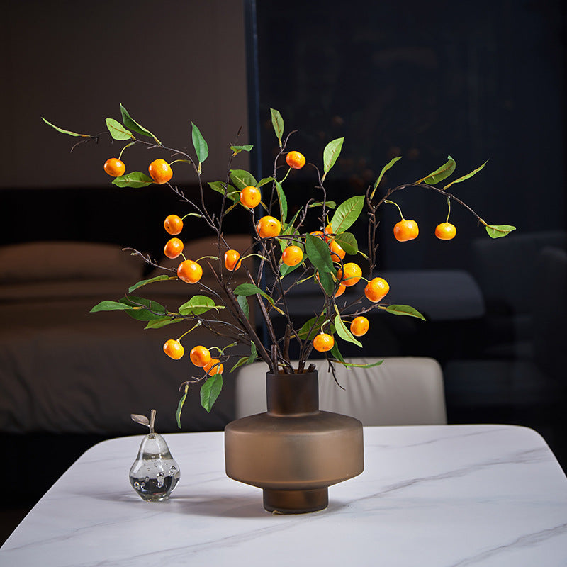 Tallos artificiales de 33" para bodas y eventos - Verde/amarillo 1 pieza