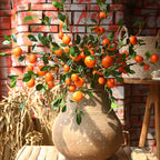 Tallos artificiales de 34" para bodas y eventos - Naranja