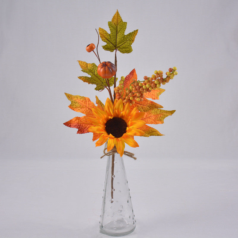 Girasoles artificiales para bodas y eventos - Naranja