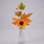 Girasoles artificiales para bodas y eventos - Naranja