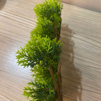 Ramas de pino artificiales de 13" x 6" para bodas y eventos - Champán