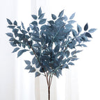 Arbusto artificial de 23" para decoración de interiores - Morado