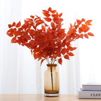 Arbusto artificial de 23" para decoración de interiores - Naranja